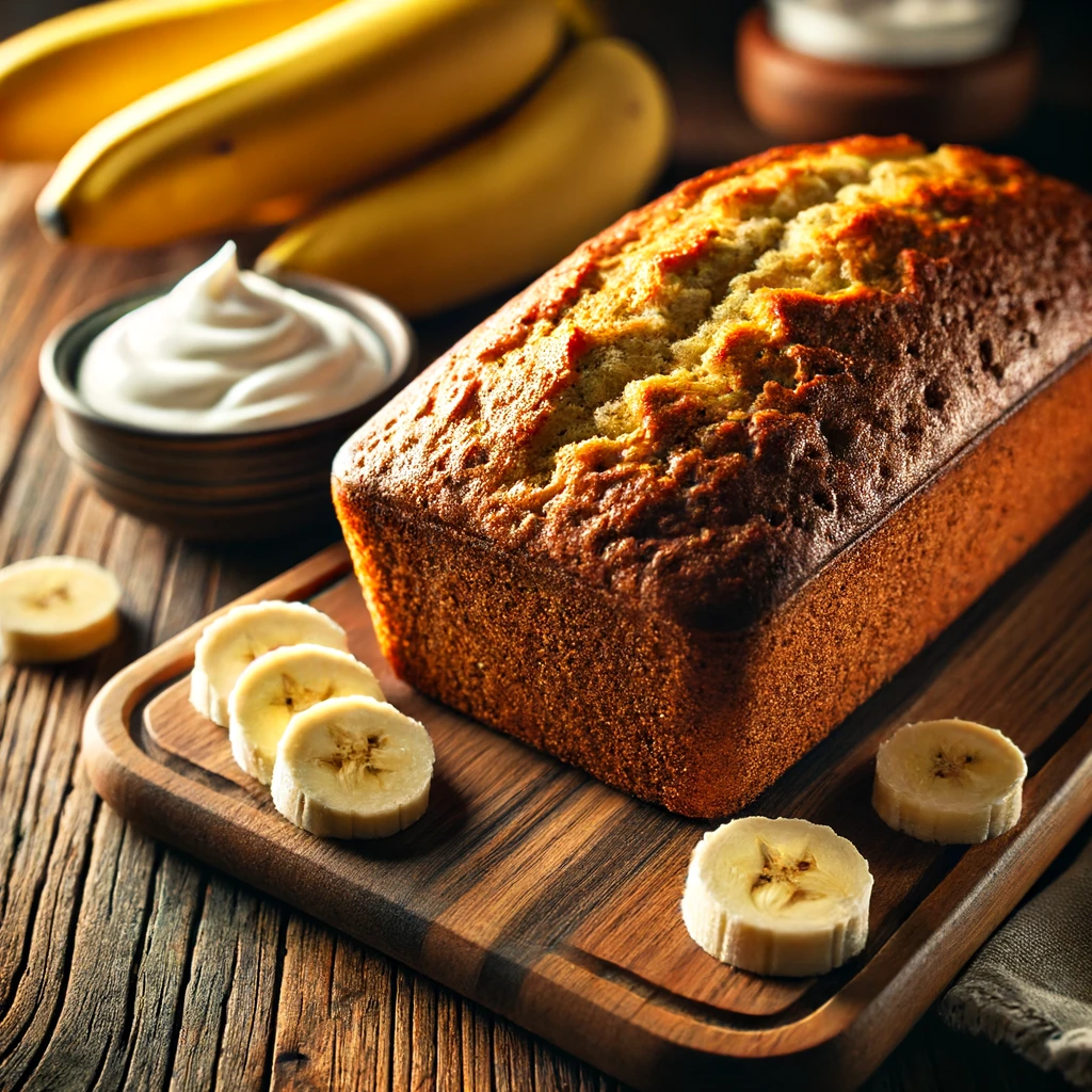 Banana Bread Recipe with Sour Cream